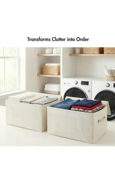 Kinetic 2-pack Foldable Storage Bins In Neutral