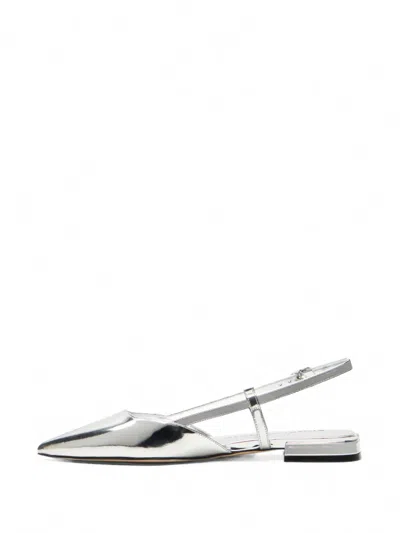 Stuart Weitzman Vinnie Slingback Pumps In Silver