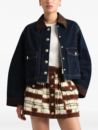 Cara Cara Ralph Denim Jacket In Blue