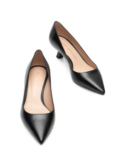 Stuart Weitzman Stuart Sculpt Pointed-toe Pumps In 블랙