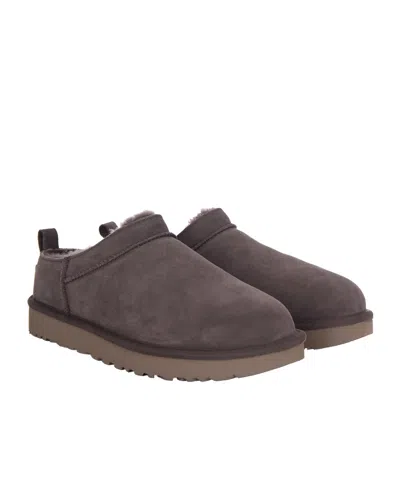 Ugg Classic Shearling-lined Suede Slip-on Flats In Multi
