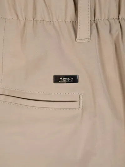 Herno Logo Casual Pants In Multi
