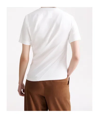 Marella Asymmetric Hem T-shirt In White