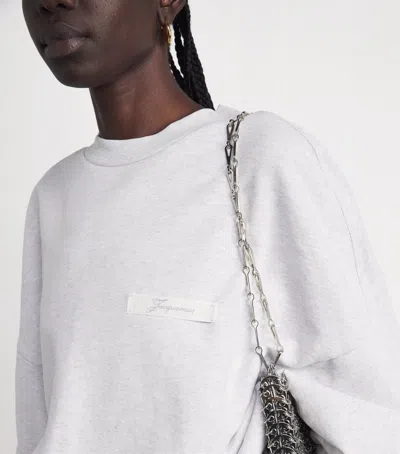 Jacquemus Cotton Logo Sweatshirt In Multi
