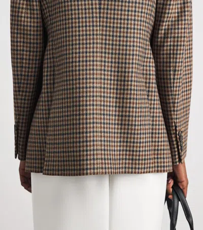 Max Mara Virgin Wool Blazer In Beige