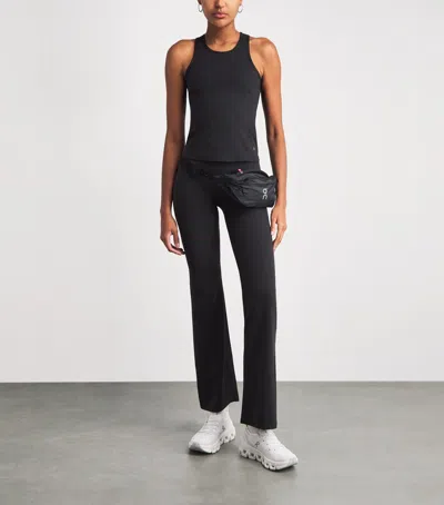 On Studio Vest Top In Black