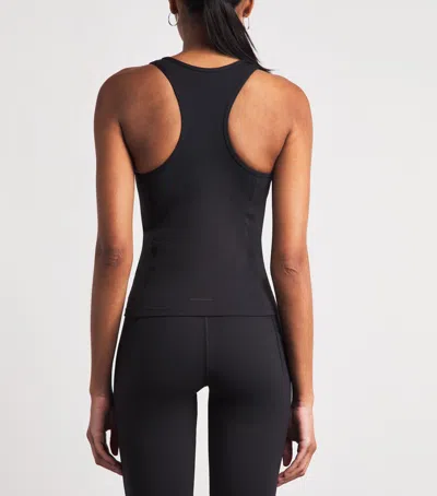 On Studio Vest Top In Black