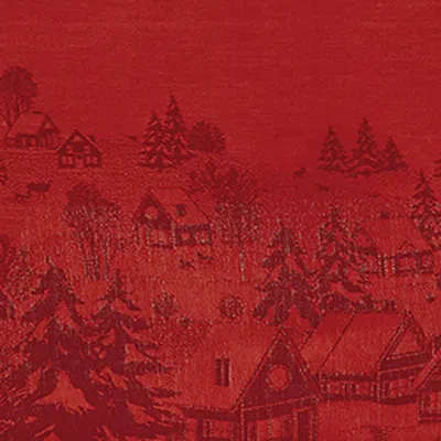 Le Jacquard Français Under The Stars Tablecloth In Red