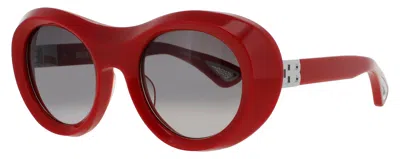 Bugatti Round-frame Sunglasses In Yellow