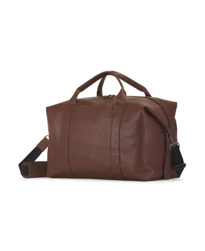Bugatti Palermo Leather Duffle Bag In Cognac