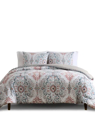 Macy's Ishara Damask 3-piece Comforter Sets In Multi