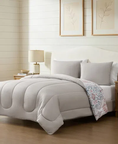 Macy's Ishara Damask 3-piece Comforter Sets In Multi