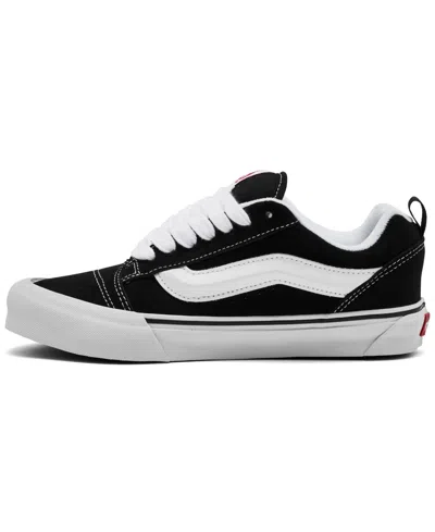 Vans Knu Skool Suede Low Top Sneaker In Black