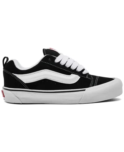 Vans Knu Skool Suede Low Top Sneaker In Black