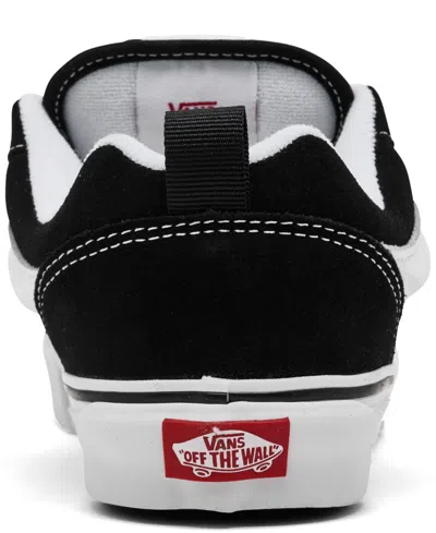 Vans Knu Skool Suede Low Top Sneaker In Black
