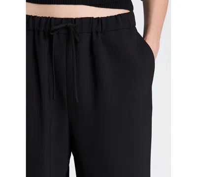 Kenneth Cole Pull On Drawstring Jogger Pant In Black