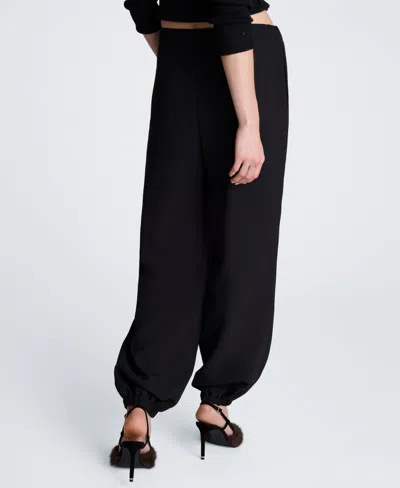 Kenneth Cole Pull On Drawstring Jogger Pant In Black