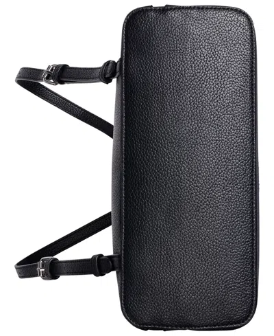 Calvin Klein Sylvie Multi-pocket Backpack Messenger In Black