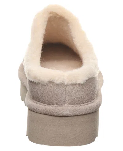 Bearpaw Izzy Platform Slipper In Gray