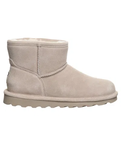 Bearpaw Women's Alyssa Solid Pull-on Ankle Boots In White