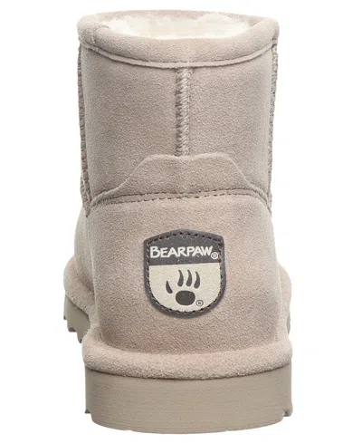 Bearpaw Women's Alyssa Solid Pull-on Ankle Boots In White