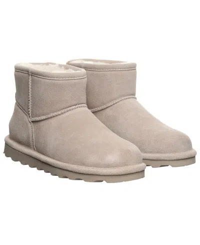 Bearpaw Women's Alyssa Solid Pull-on Ankle Boots In White