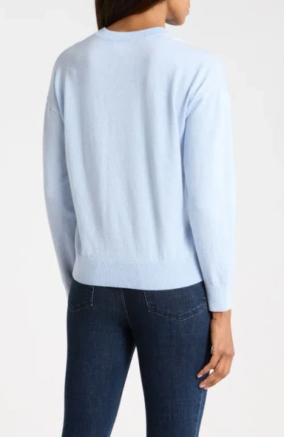 Nordstrom Rack V-neck Pullover Sweater In Blue Strata