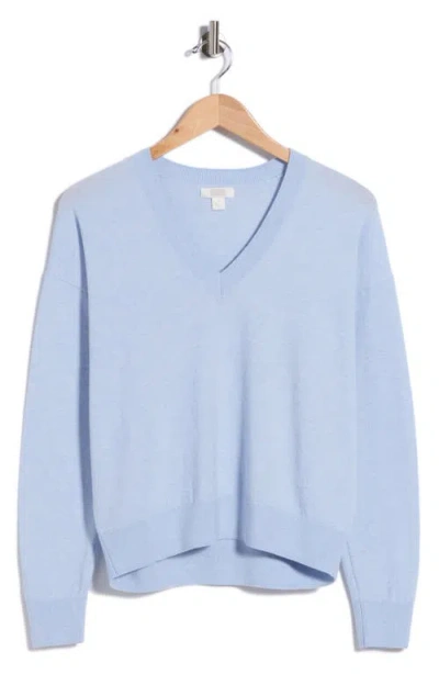 Nordstrom Rack V-neck Pullover Sweater In Blue Strata