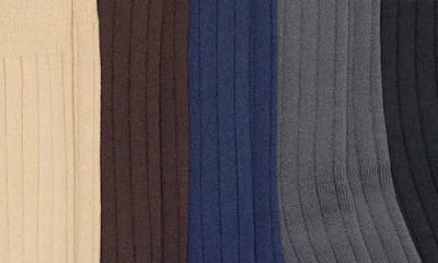 Nordstrom Rack 5-pack Assorted Dress Socks In Multi