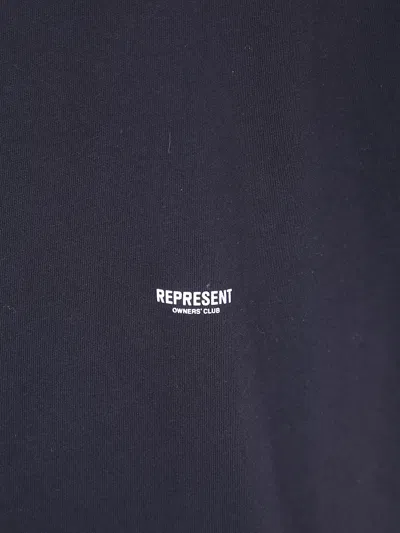 Represent T-shirt Micro Logo "micro Owners Club" In Blue