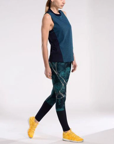 Shop Adidas By Stella Mccartney Top In Deep Jade