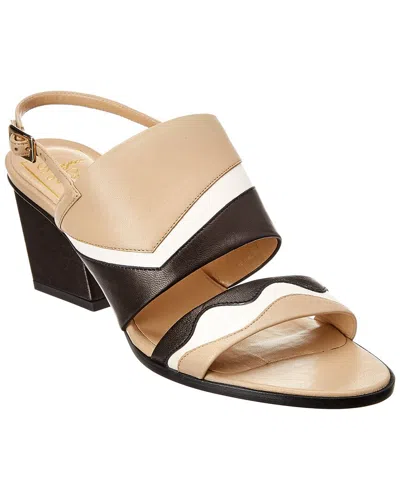 Roger Vivier Leather Sandal In Brown