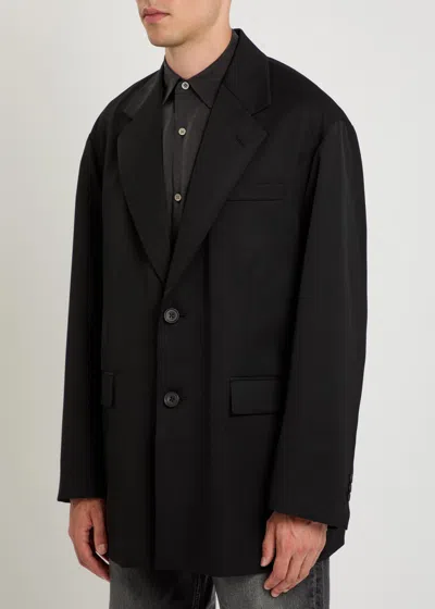 Ssstein Oversized Wool Blazer In Black
