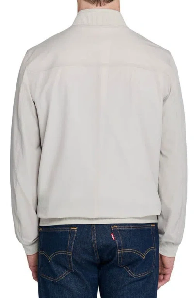Wrk W.r.k Solid Performance Bomber Jacket In Neutral