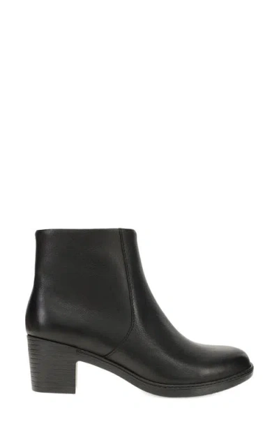 Dansko Meryll Leather Bootie In Black