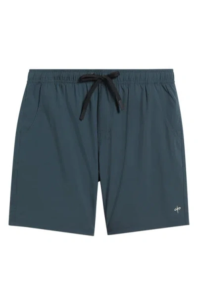 Santo Studio Word Tech Shorts In Blue
