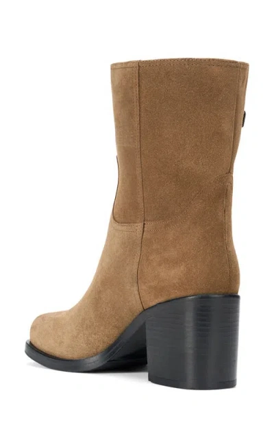 Staud Brooklyn Leather Ankle Boot In Brown