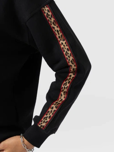 Saint + Sofia Victory Sweatshirt In Black