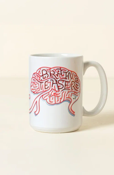 Uncommon Goods Brainteasers Interactive Qr Mug In Multi