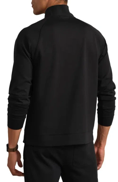 Rhone Dreamstate Quarter Zip Pullover In Black