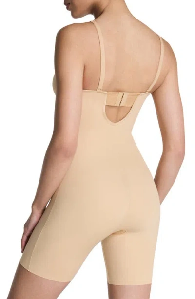 Spanx ® Convertible Mid-thigh Bodysuit In Neutral