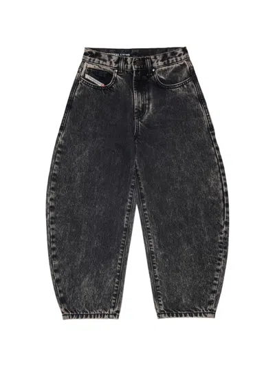 Diesel D-milty Washed-effect Jeans In Blue
