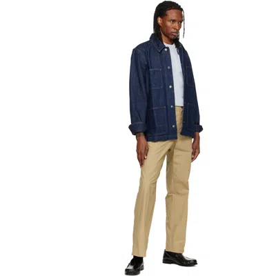 A.p.c. Straight-leg Casual Trousers In Neutral
