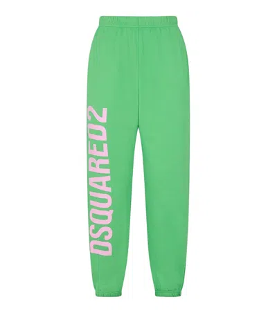 Dsquared2 Logo-print Track Pants In Green
