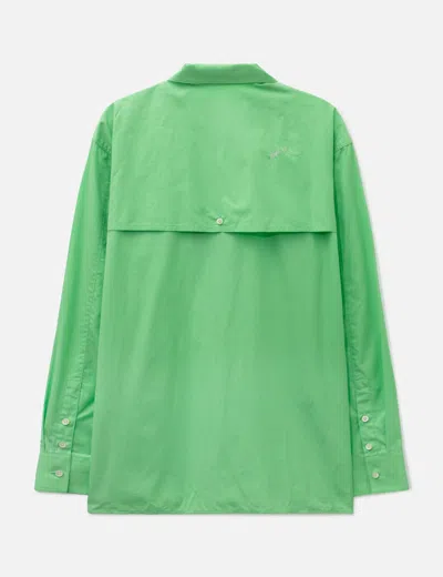 Ader Error Pind Shirt In Green/绿色/綠色/그린/グリーン
