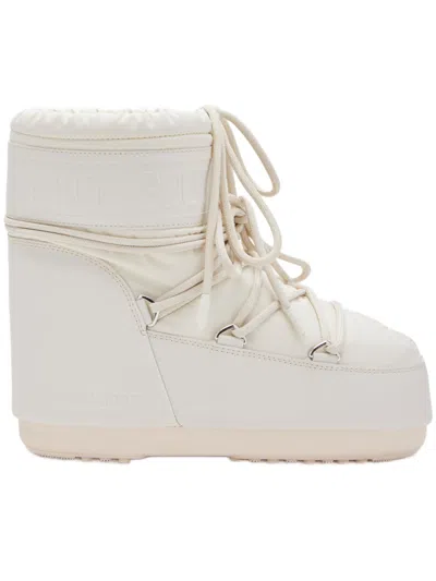 Moon Boot Off-white Icon Low Rubber Boots In Multi
