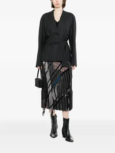 Jnby Belted Jacket In Multi