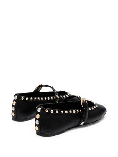 Stuart Weitzman Perry Studded Ballet Flats In Multi