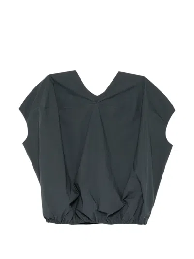 Less O-silhouette Blouse In Multi