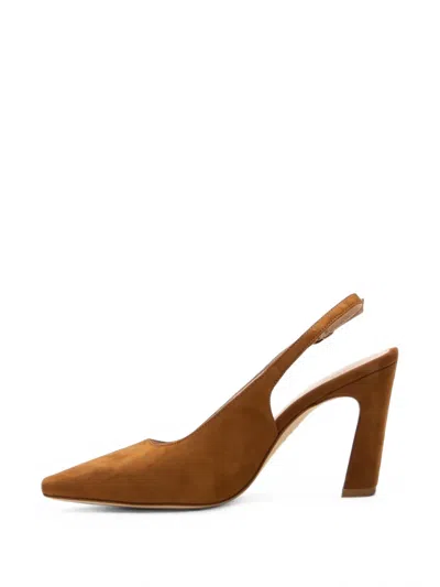 Stuart Weitzman Stassi Slingback Suede Pumps In Multi